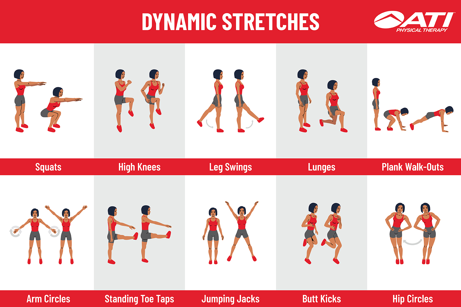 Stretch To Success The Best Pre And Post Workout Stretches To Add To Your Routine Ati