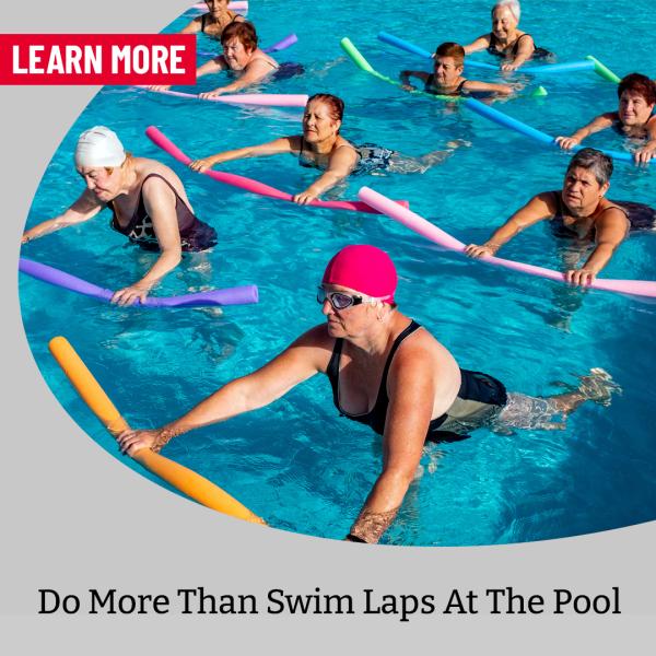 Deep water pool online noodle exercises